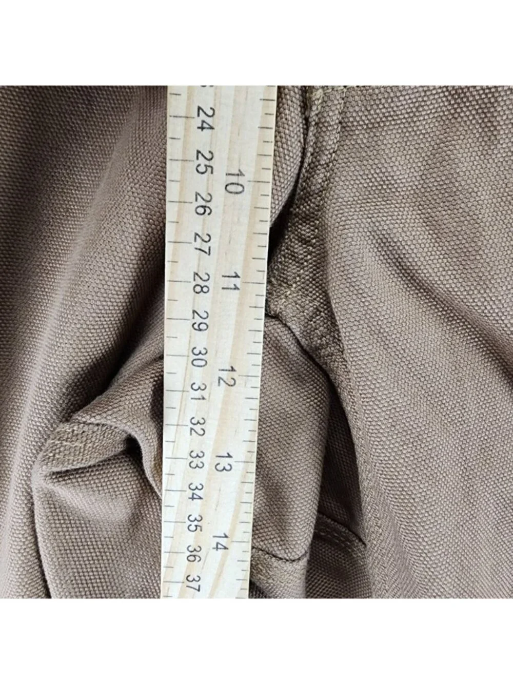 Duluth Pants Mens 40x30 Brown Double Knee Cotton Mid Rise Cargo